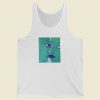 Two Green Faces Indie 80s Retro Tank Top