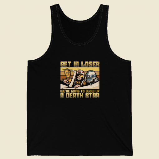 We Going To Blow Up A Death Star 80s Retro Tank Top