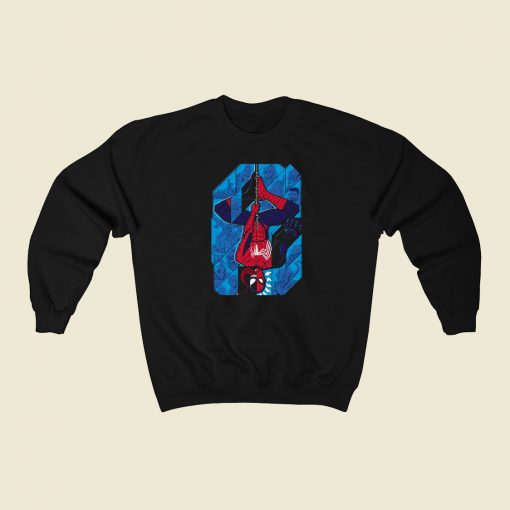 With Great Power Tiles 80s Sweatshirt Style