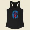 With Great Power Tiles 80s Racerback Tank Top