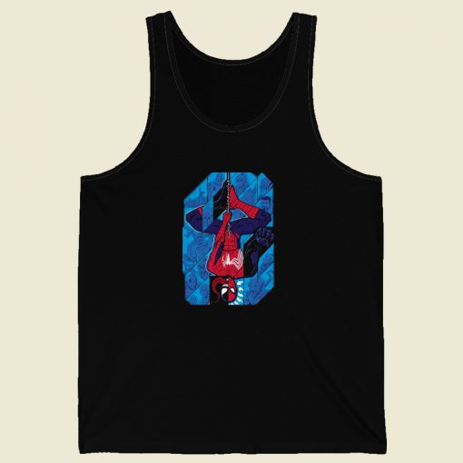 With Great Power Tiles 80s Retro Tank Top