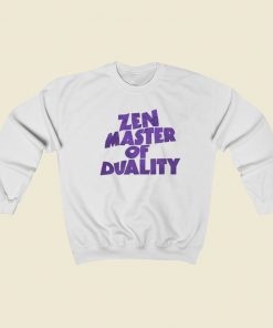 Zen Master of Duality Yoga 80s Sweatshirt Style