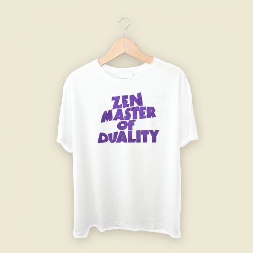 Zen Master of Duality Yoga 80s Retro T Shirt Style