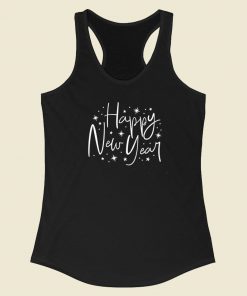 New Year Is Coming Gift Racerback Tank Top