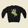 Aerosmith Robot Yellow Dress 80s Sweatshirt Style