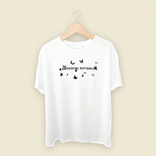 Antisocial Butterfly 80s Retro T Shirt Style