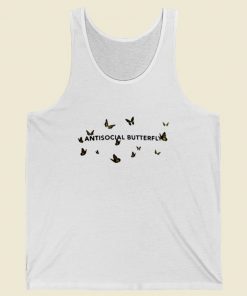 Antisocial Butterfly 80s Retro Tank Top