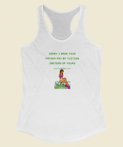 Apologies Milks Merch 80s Racerback Tank Top