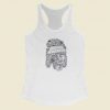 Arctic Monkeys Zentangle 80s Racerback Tank Top