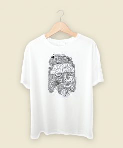 Arctic Monkeys Zentangle 80s Retro T Shirt Style