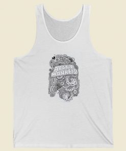 Arctic Monkeys Zentangle 80s Retro Tank Top