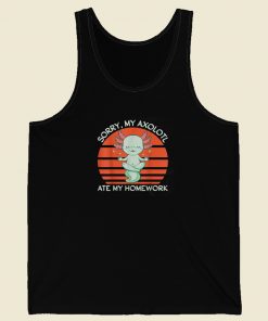 Axolotl Salamander Case 80s Retro Tank Top