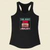 Best Dad In Galaxy Vintage 80s Racerback Tank Top