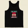 Best Dad In Galaxy Vintage 80s Retro Tank Top