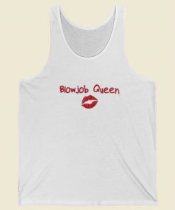 Blowjob Queen Lips 80s Retro Tank Top