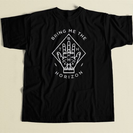 Bring Me The Horizon Diamond Hand 80s Retro T Shirt Style