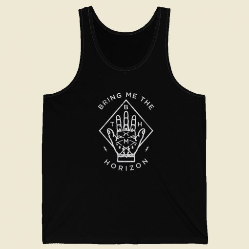 Bring Me The Horizon Diamond Hand 80s Retro Tank Top