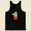 Cactus Free Hugs Funny 80s Retro Tank Top