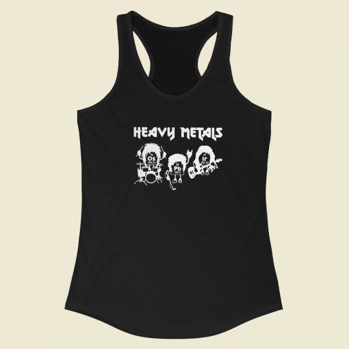 Chemistry Heavy Metals 80s Racerback Tank Top