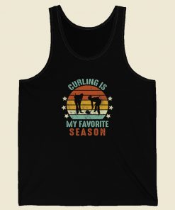 Curling Is My Favorite 80s Retro Tank Top