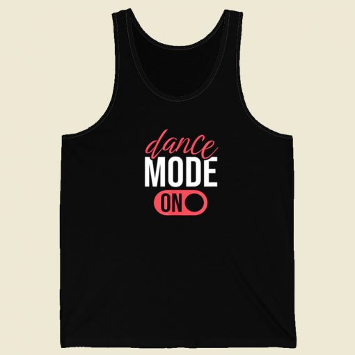 Dance Mode On 80s Retro Tank Top