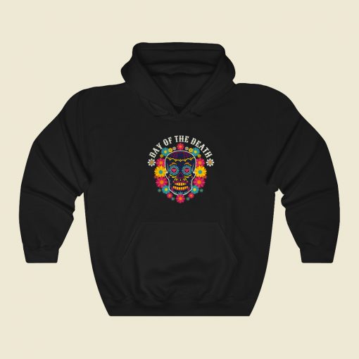 Day Of The Dead Sugar Skull Hoodie Style