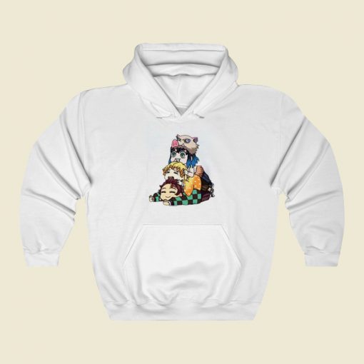 Demon Slayer Chibi Character Hoodie Style