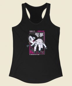 Enmu Demon Slayer Anime 80s Racerback Tank Top