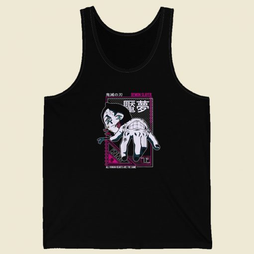 Enmu Demon Slayer Anime 80s Retro Tank Top