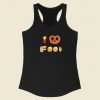 Food Lover Cooking 80s Racerback Tank Top