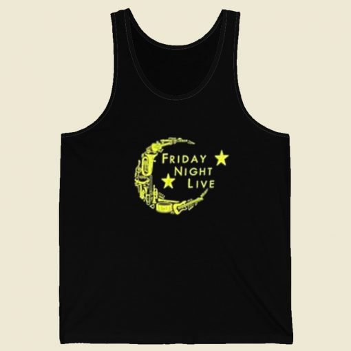 Friday Night Life Meme 80s Retro Tank Top