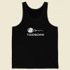 Funny Football Expectant 80s Retro Tank Top