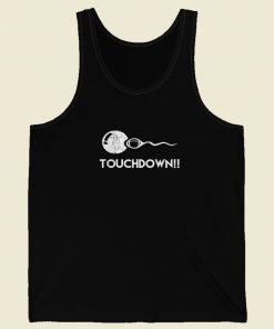 Funny Football Expectant 80s Retro Tank Top