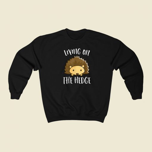 Funny Spikey Hedgehog 80s Sweatshirt Style