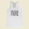 Gudetama Doodle Art 80s Racerback Tank Top