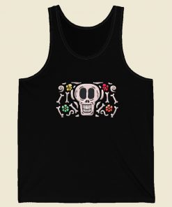 Happy Mexican Skull 80s Retro Tank Top