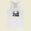 I Hate It Here Scary 80s Racerback Tank Top