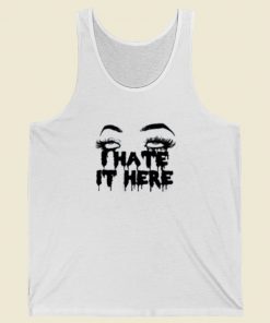 I Hate It Here Scary 80s Retro Tank Top