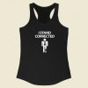 I Stand Corrected Funny 80s Racerback Tank Top