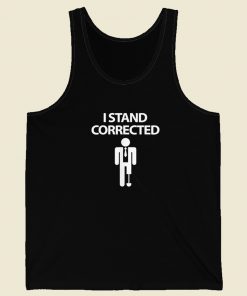 I Stand Corrected Funny 80s Retro Tank Top