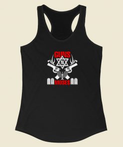 Israeli Army Rock 80s Racerback Tank Top