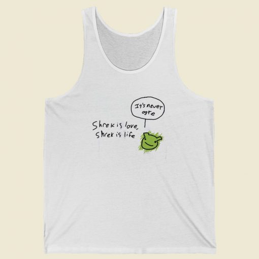 It Is Never Ogre Funny 80s Retro Tank Top