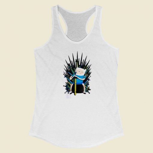 Jake Adventure Time Funny 80s Racerback Tank Top