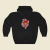 Japanese Koi Fish Cherry Hoodie Style