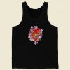 Japanese Koi Fish Cherry 80s Retro Tank Top