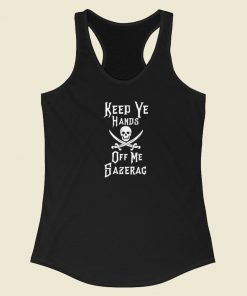 Keep Your Hands Off Me 80s Racerback Tank Top