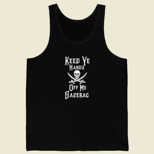 Keep Your Hands Off Me 80s Retro Tank Top