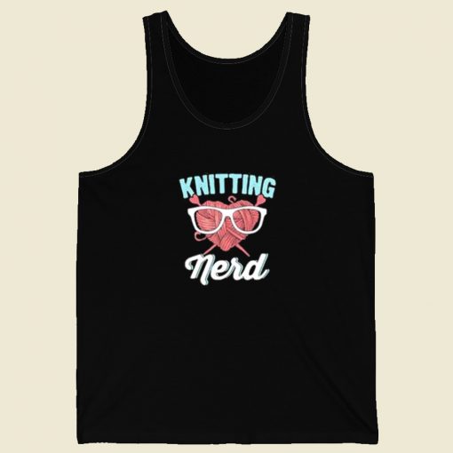 Knitter Granny Crochet 80s Retro Tank Top