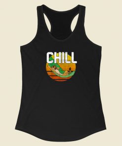 Lion King Timon Chill 80s Racerback Tank Top