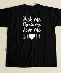 Love Me Valentine Day 80s Retro T Shirt Style